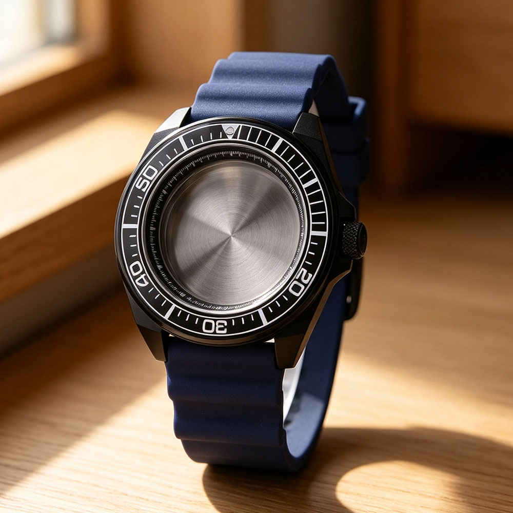 Citizen Watch Tsuyosa - Casing Jam Tangan Hitam 43MM Kaca