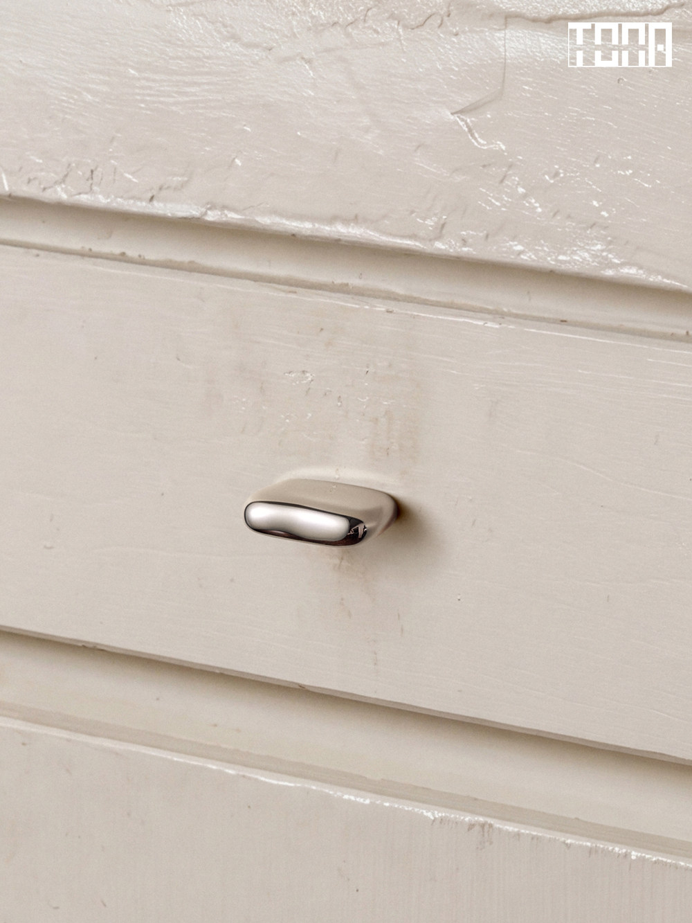Curved Spring Bar - Gagang Laci Kuningan Solid Vintage Prancis