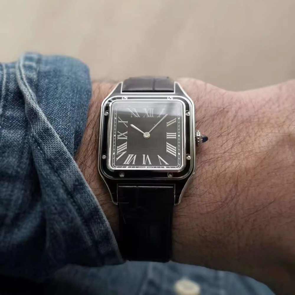 15,5 mm, 17,5 mm, 19 mm, Tali  - Cartier Watch Santos ulasan dan harga