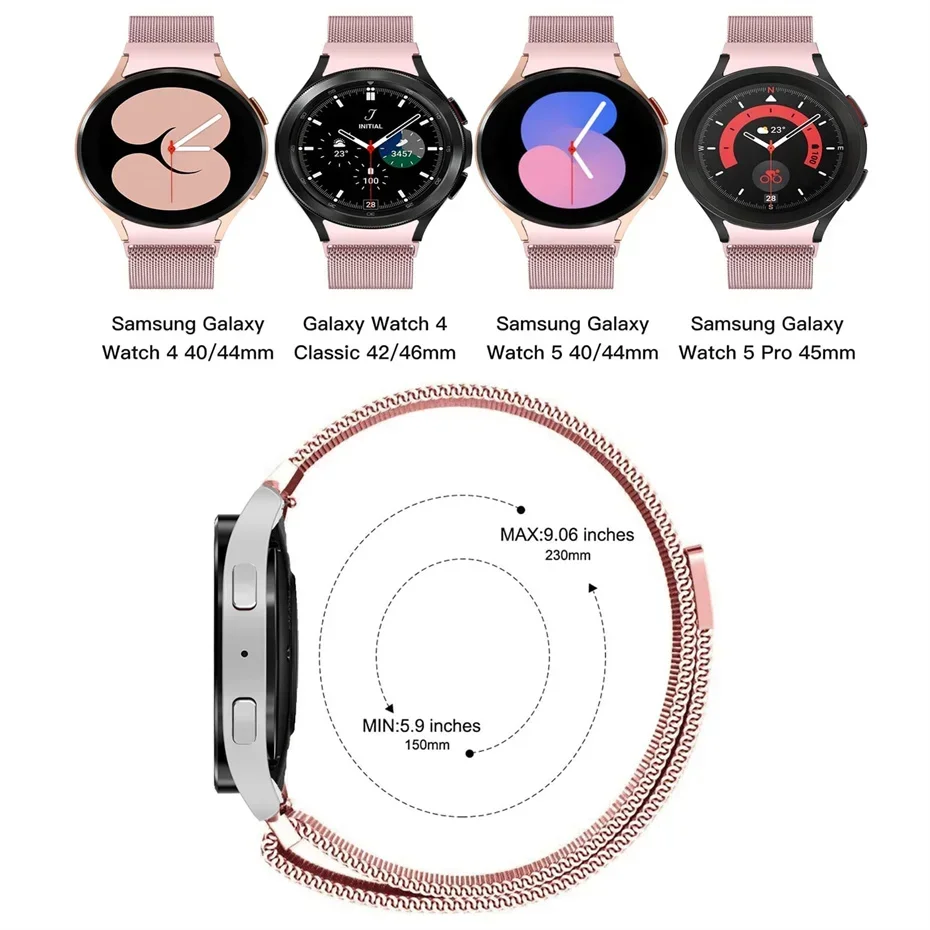Gelang jam tanpa celah untuk S - Milanese Loop Magnetic ulasan dan harga