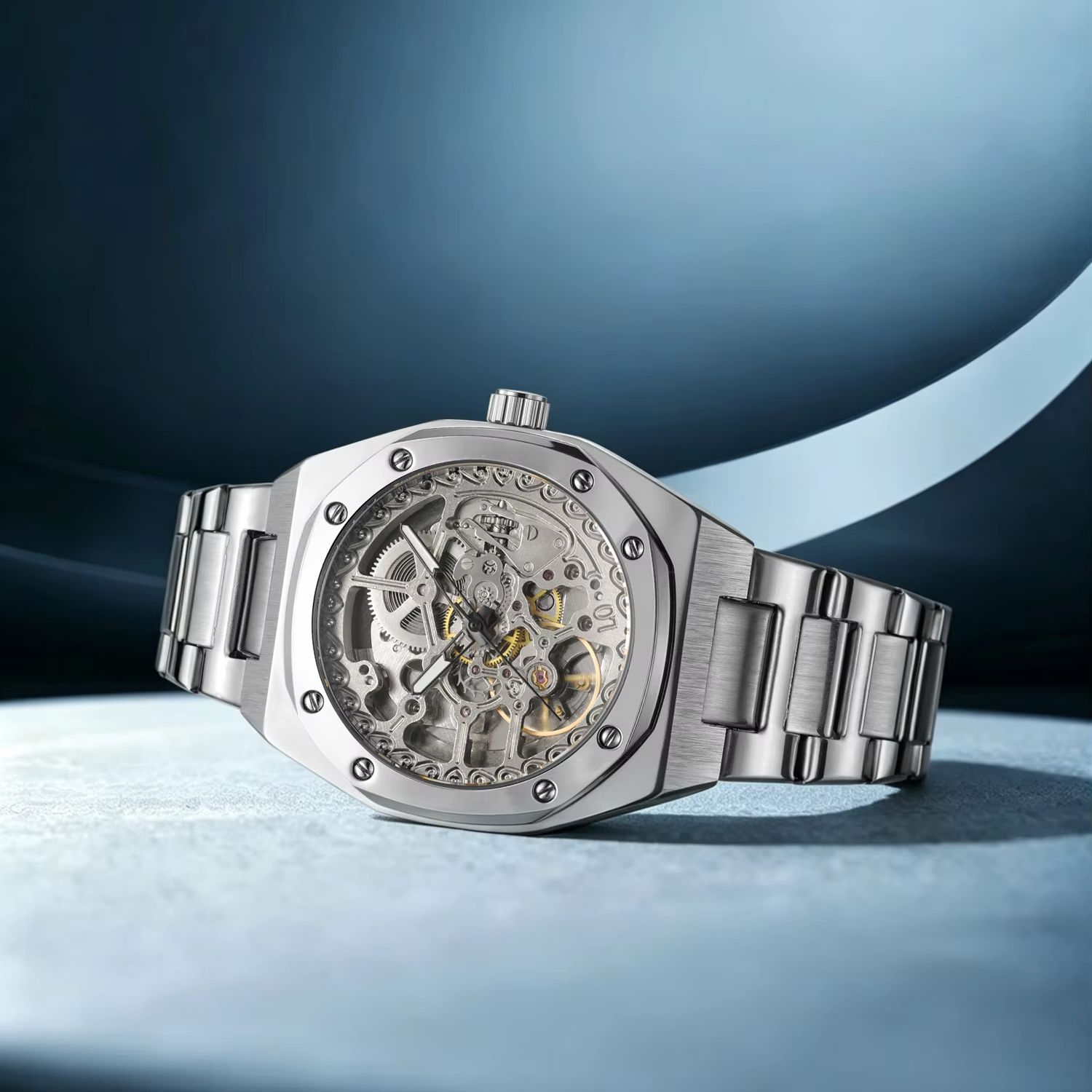 Forsining Jam Tangan Mekanis K - Patek Philippe Watch Nautilus ulasan dan harga