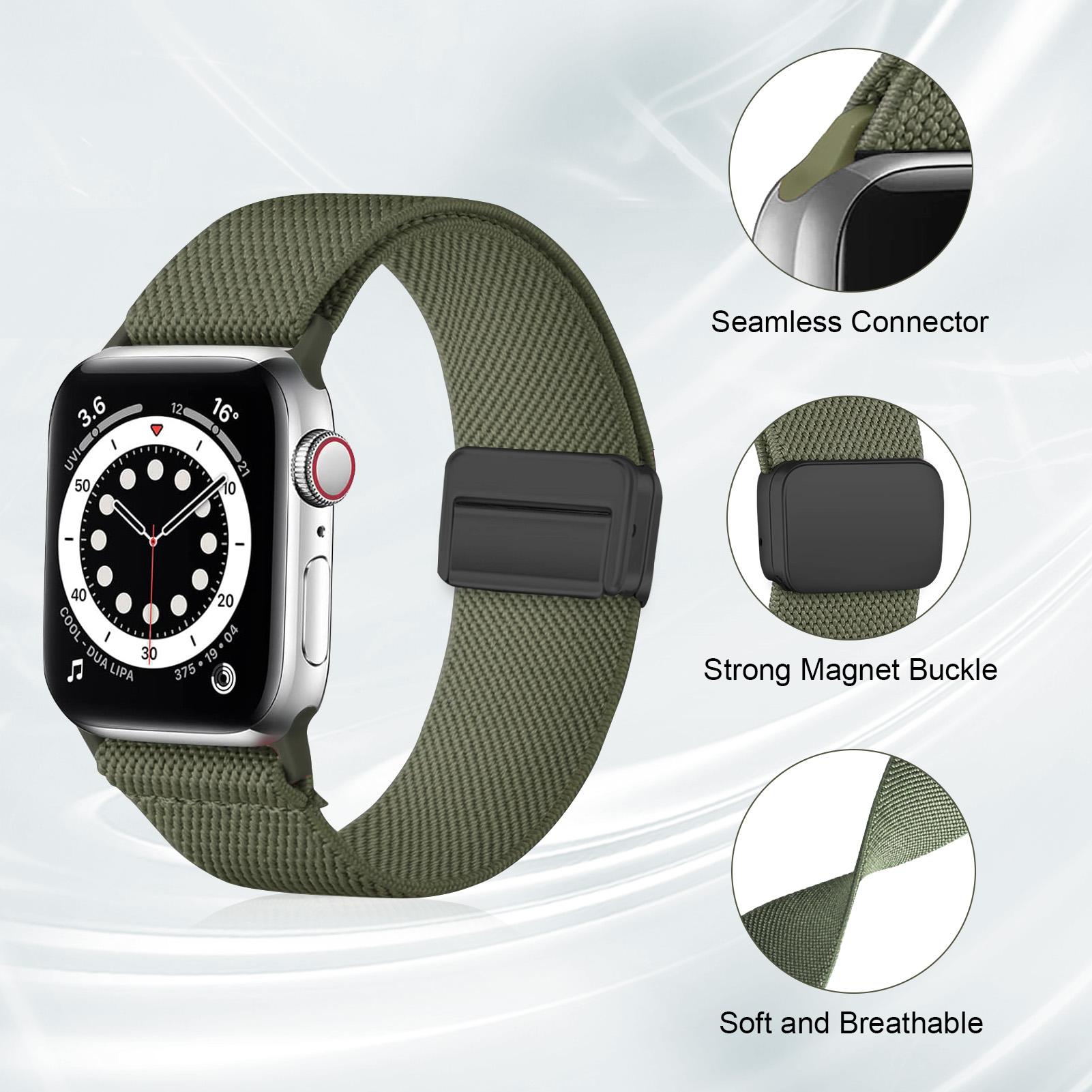 Tali Magnetik untuk Apple Watc - Milanese Loop Magnetic ulasan dan harga