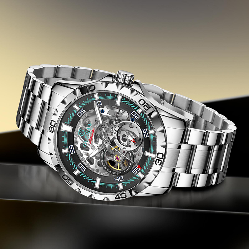 GLENAW Jam Tangan Mekanis Kera - Omega Watch Constellation ulasan dan harga