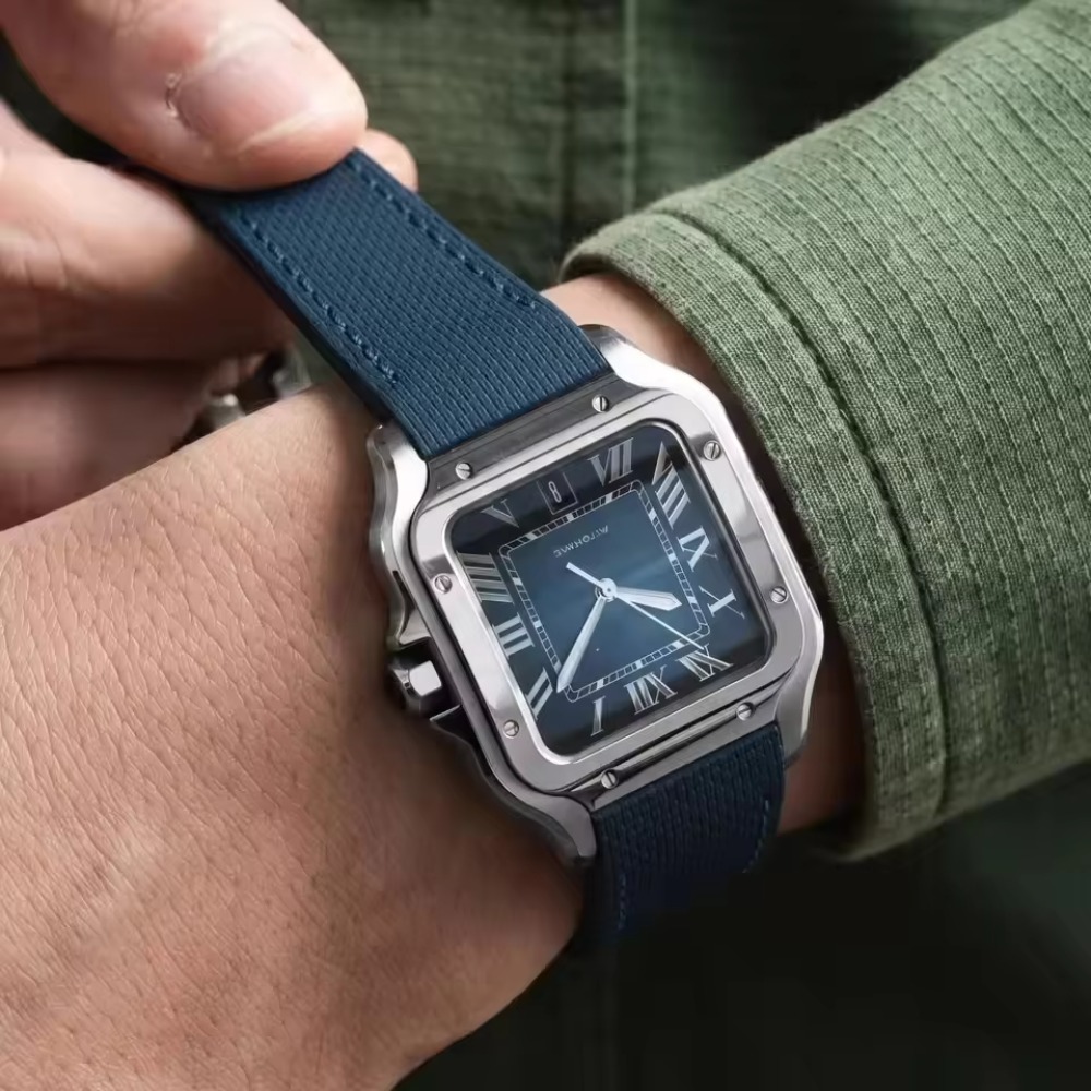 Cocok untuk Tali Jam Tangan Ca - Cartier Watch Santos ulasan dan harga