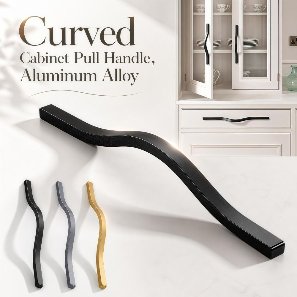 Gagang Kabinet dari Paduan Alu - Curved Spring Bar ulasan dan harga